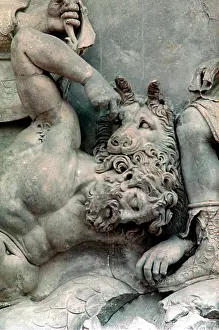 Eumenes: Artemis fighting giants (detail). Relief from