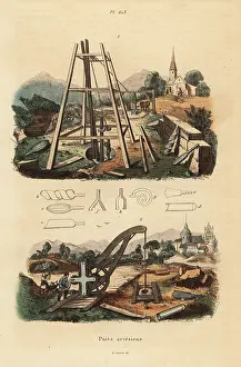 Artesian: Artesian wells or aquifers