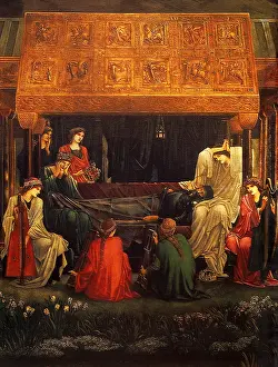 Medievalism: Arthur in Avalon, by Burne-Jones