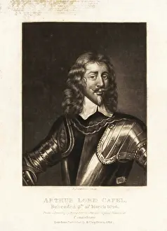 Engraved In Mezzotinto: Arthur Capell, 1st Baron Capell, Royalist politician