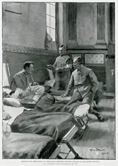 Canadians: ARTHUR CONAN DOYLE visiting wounded