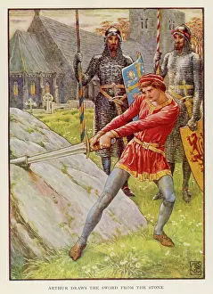 Excalibur: ARTHUR DRAWS THE SWORD