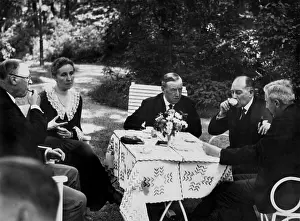 Ramsay: Arthur Henderson, Horace Rumold, Julius Curtius and Bernhard