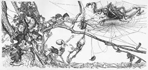 Goblins: Arthur Rackham, The Rescue, goblins and bee