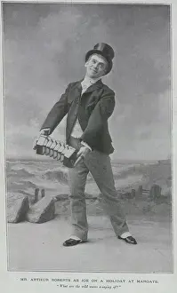 Cabbie: Arthur Roberts, actor, as Gentleman Joe at Margate