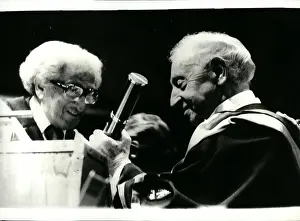 Rubinstein: Arthur Rubinstein, pianist, at Weizmann Institute, Tel Aviv