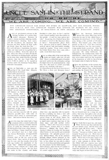 Servicemen: Article on opening of the Eagle Hut in Aldwych, 1917