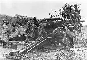 Removing: Artillery of the Blue Division, 1942