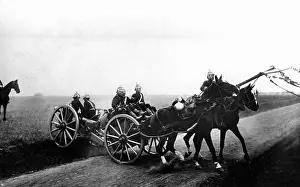 Cannons: Artillery in maneuvers, 1903