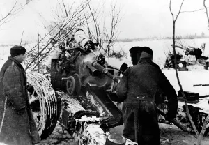Bend: Artillery position at the Don Bend, 1943