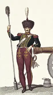 Serafin: Artillery of the Royal Guard (1824). Picture