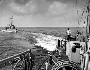Riedel: Artillery shooting of a destroyer division of the