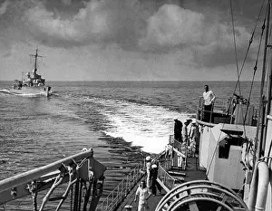 Riedel: Artillery shooting of a destroyer division of the