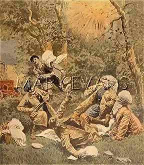 Disturbs: ARTILLERY SPOILS PICNIC
