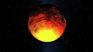 Rendition: Artist concept of Kepler-10b