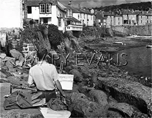Mousehole: ARTIST IN CORNWALL