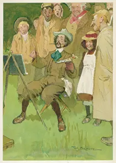 Amazement: ARTIST WITH CROWD