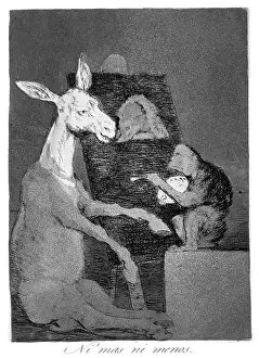 Easel: Neither more or less Artist: Francisco Goya