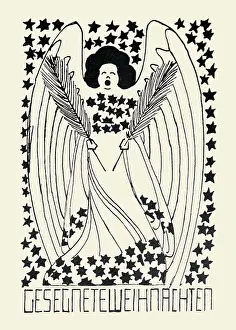 Werkstaette: Artist unknown. 'Blessed Christmas'