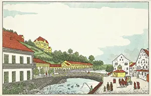 Karlsbad: Artist unknown. The Mill Spring New