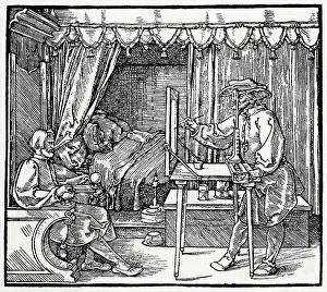 1525: ARTIST USING DEVICE
