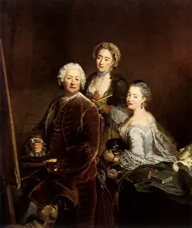 Relation: The Artist at Work with His Two Daughters