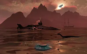 Ness: Artist's concept of an ancient civilization with advanced ?