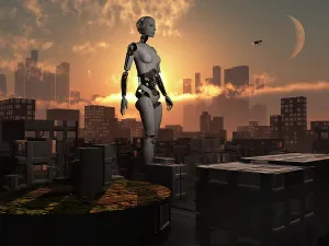 Anarchy: Artist's concept of androids governing and controlling ?