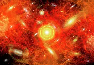 Bang: Artist's concept of the big bang theory