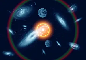 Bang: Artist's concept of the big bang theory