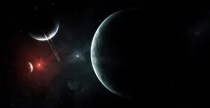 Primary: Artist's concept of a binary star system