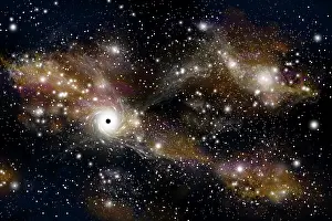Intense: Artist's concept of a black hole