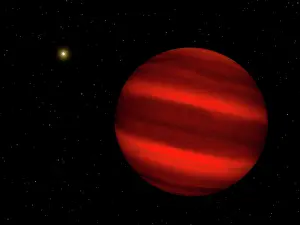 Flare: Artist's concept of the brown dwarf Gliese 229 b