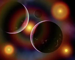 Milky: Artist's concept of a cosmic fantasy