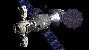 Stay: Artist's concept of a Deep Space Vehicle with Extended ?