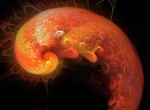 Twisted: Artist's concept of a developing alien life form