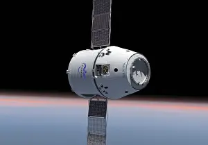 Spacecrafts: Artist's concept of the first Dragon Space ?