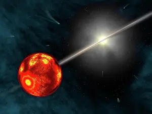 Comet: Artist's concept of the formation of the solar system
