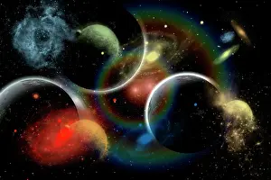 Cluster: Artist's concept illustrating the edge of space