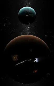 Trajectory: Artist's concept illustrating the laws of asstrodynamics