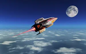 Propulsion: Artist's concept of making space tourism a reality
