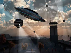 Probe: Artist's concept of stealth technology being developed on ?