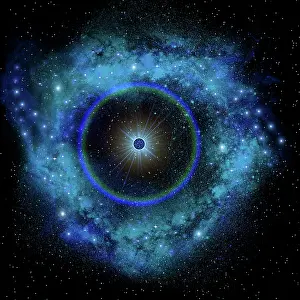 Cosmic: Artist's concept of a supernova explosion