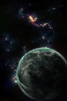 Galactic: Artist's concept of a terrestrial planet
