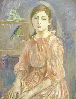 Morisot: Artist's Daughter with a Parakeet