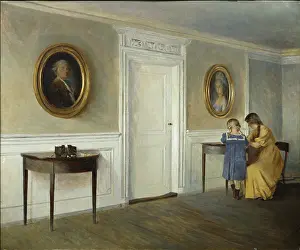 Muted: The Artist's Daughters in an Interior