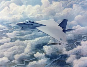 X 32: An artist?s impression of the Boeing entry in the Joint?