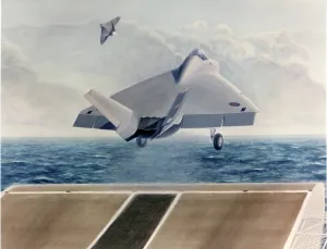 X 32: An artist?s impression of the Boeing entry in the Joint?