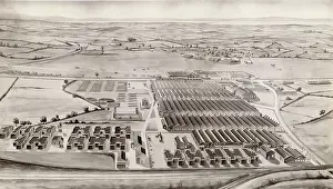 Artist's impression of the Bristol Aero Engine Department