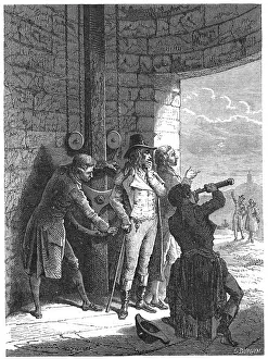 Figuier: Artist's impression of Claude Chappe (1763-1805)